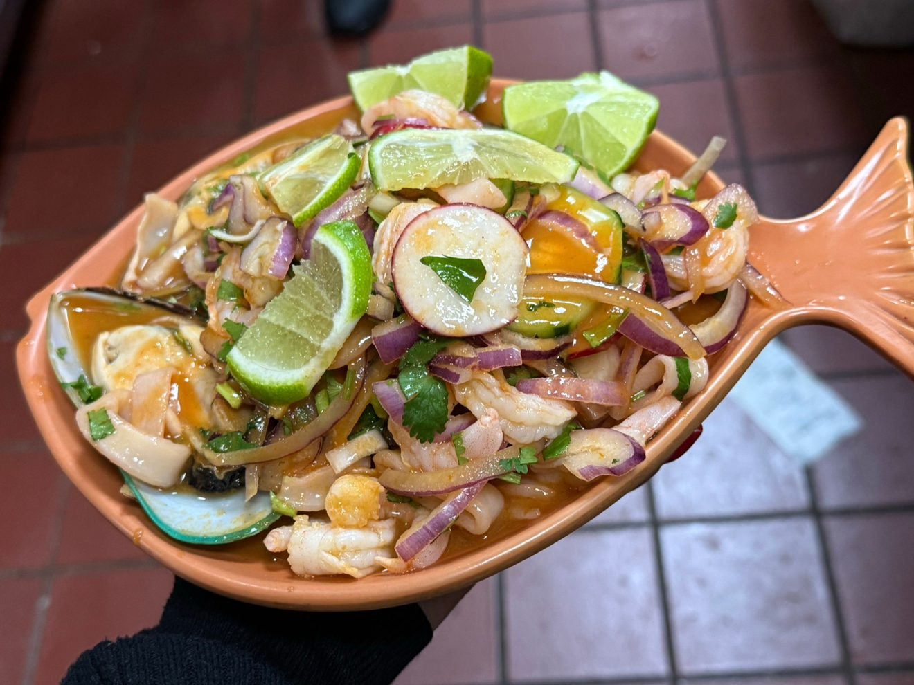 Ceviche Mixto.