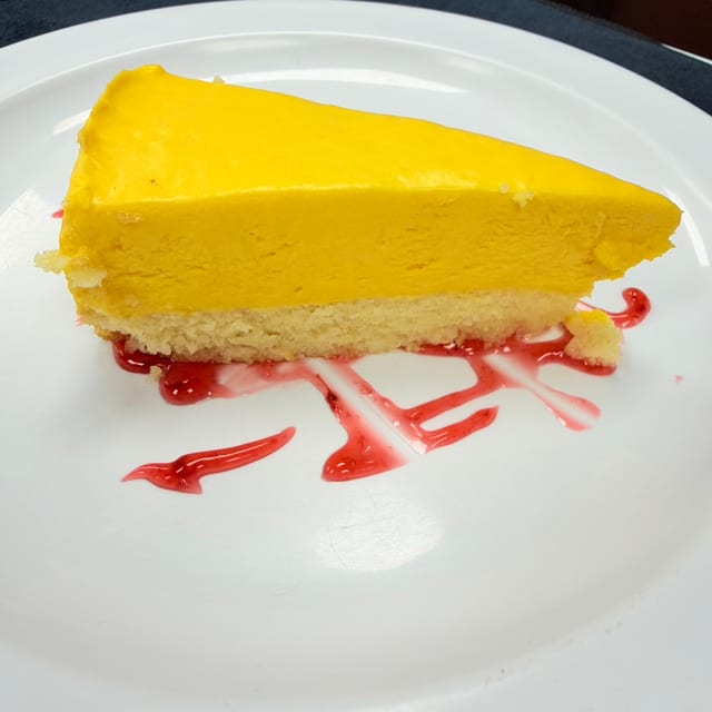 Mango Mousse Cake.