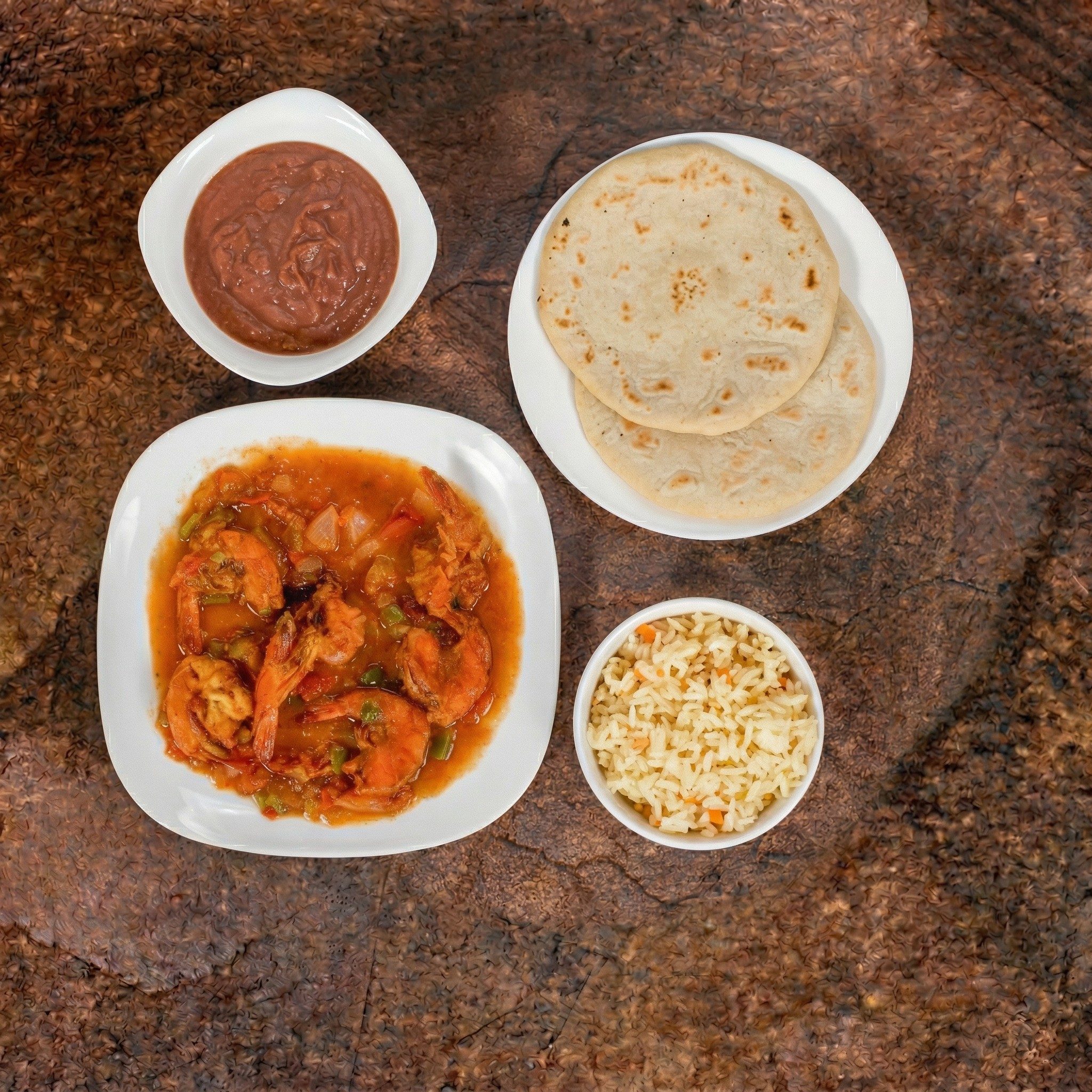 Camarones Entomatados.